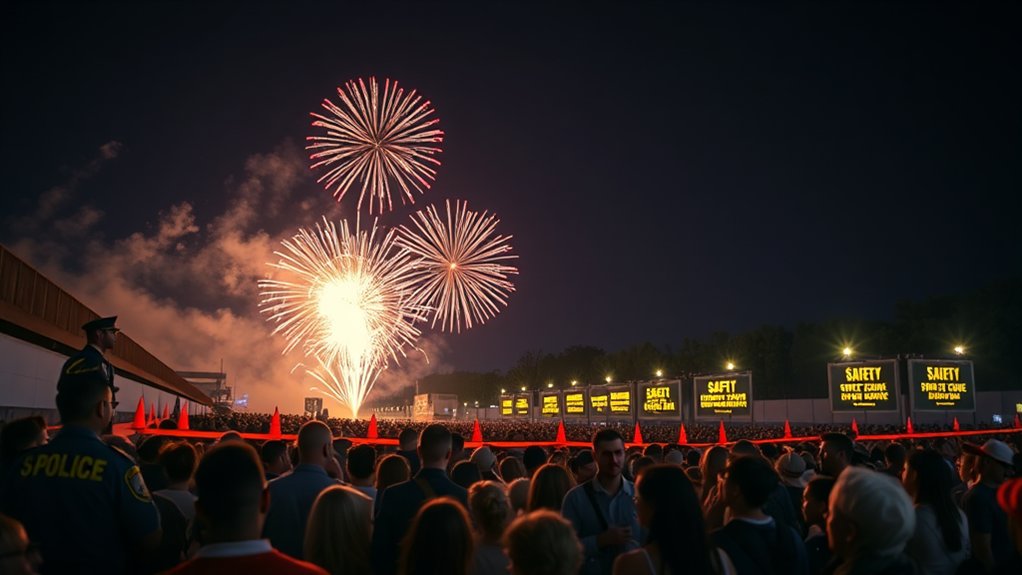 fireworks safety zone regulations