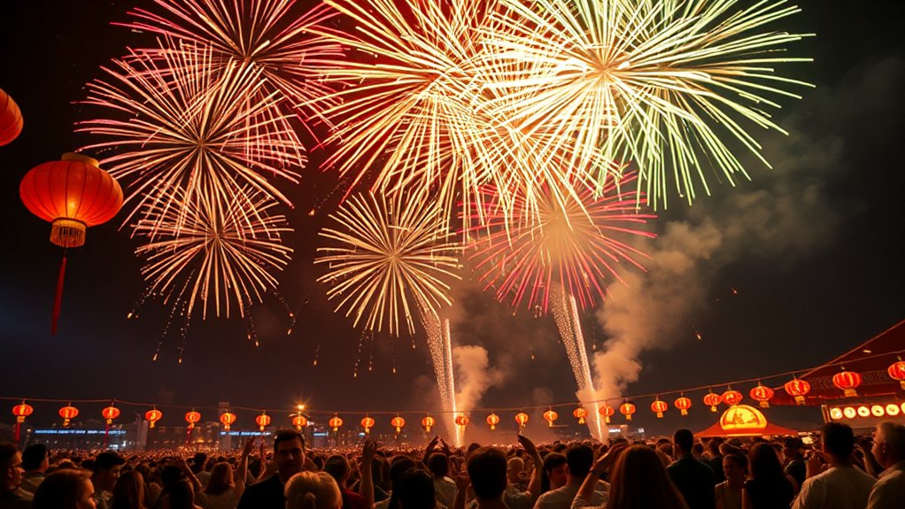 fireworks symbolize renewal and unity