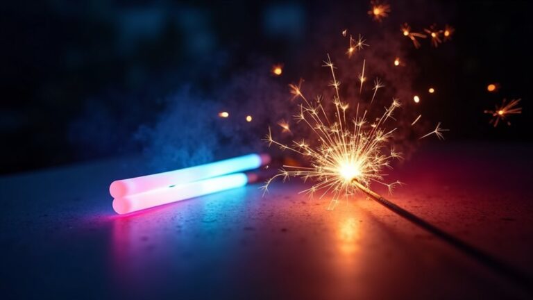 glow versus traditional sparklers