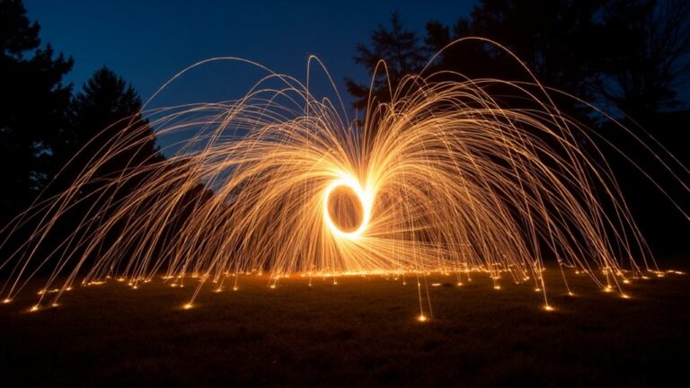 long exposure sparkler photography