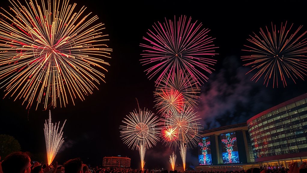 grand opening fireworks planning