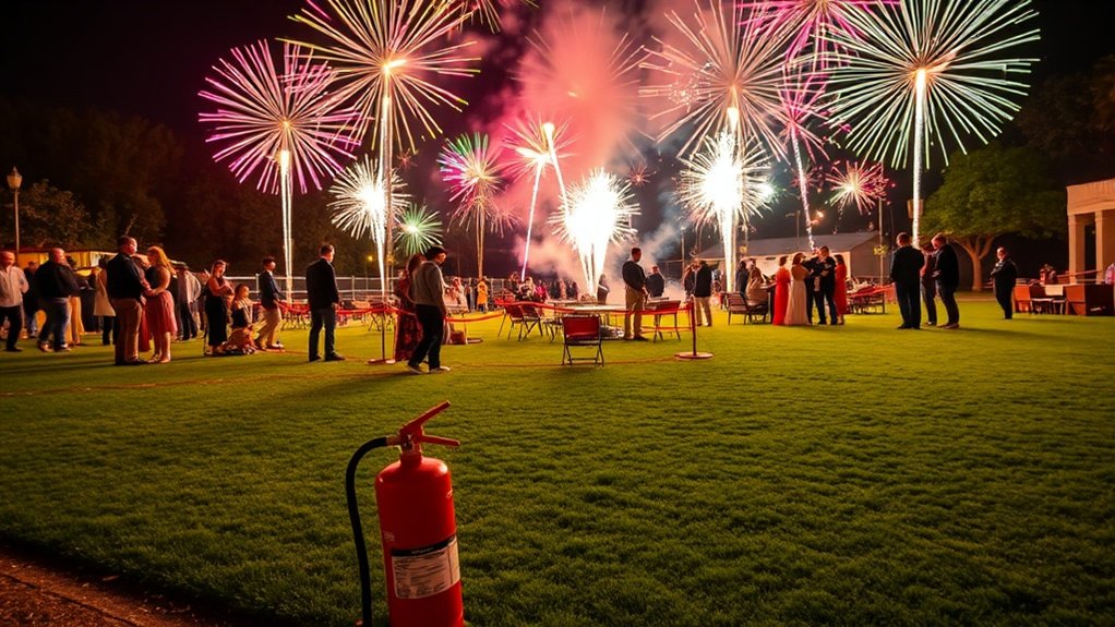 safety zone for fireworks
