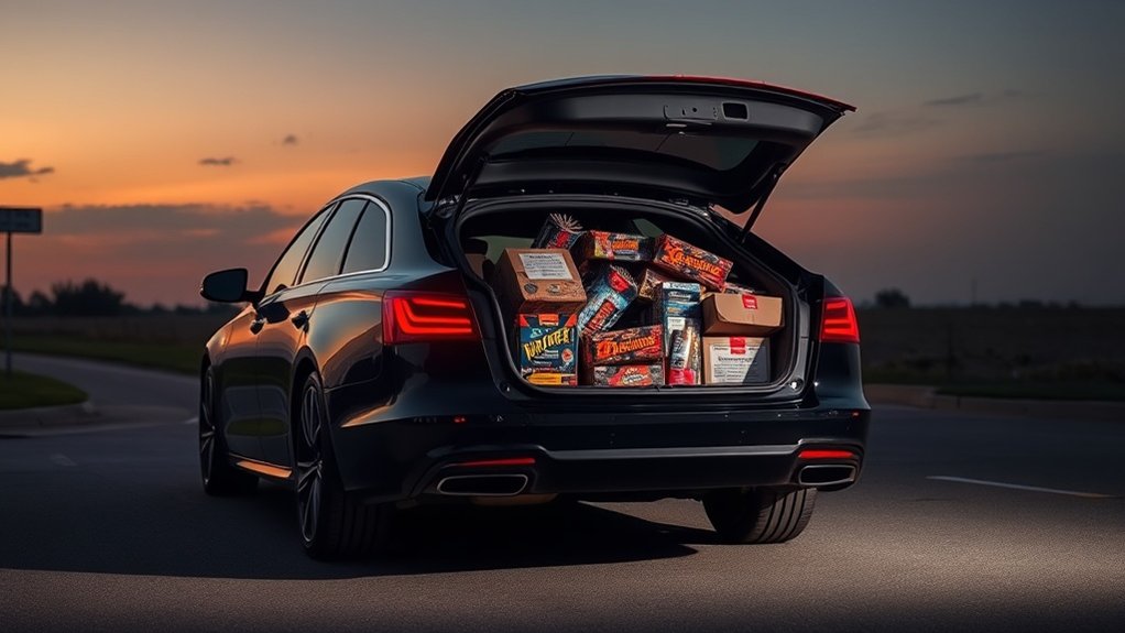 fireworks transport legal risks