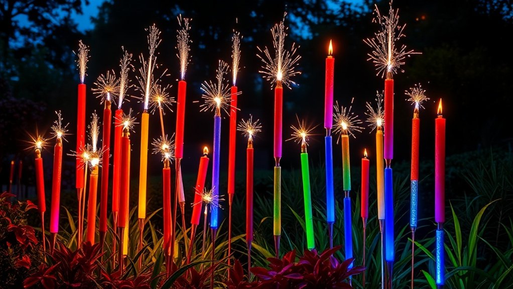 roman candle size variations