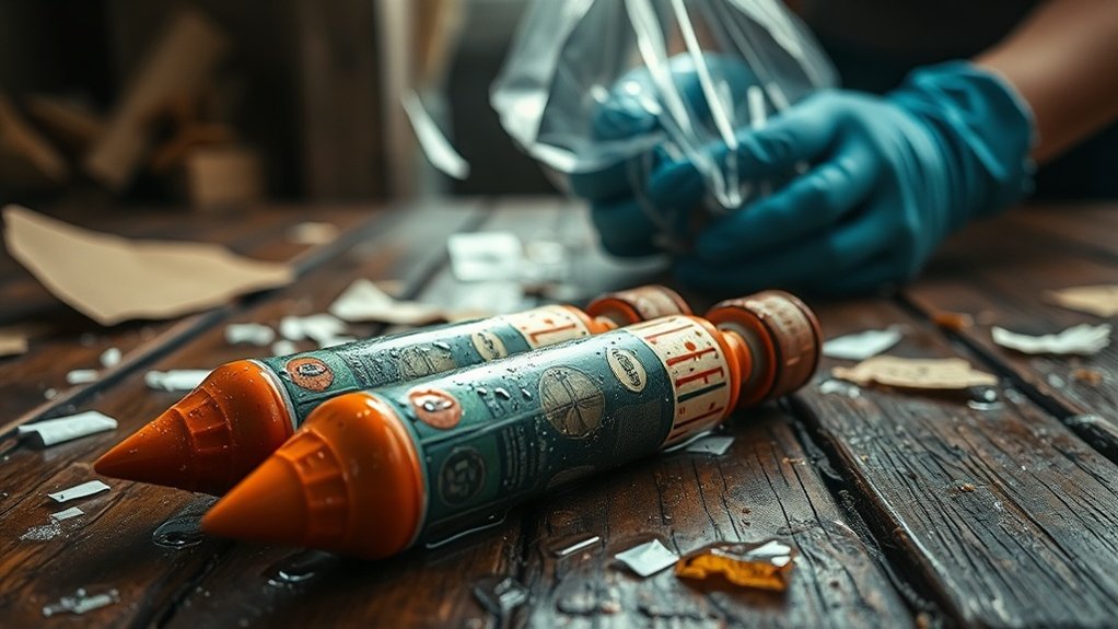 safe disposal of wet fireworks