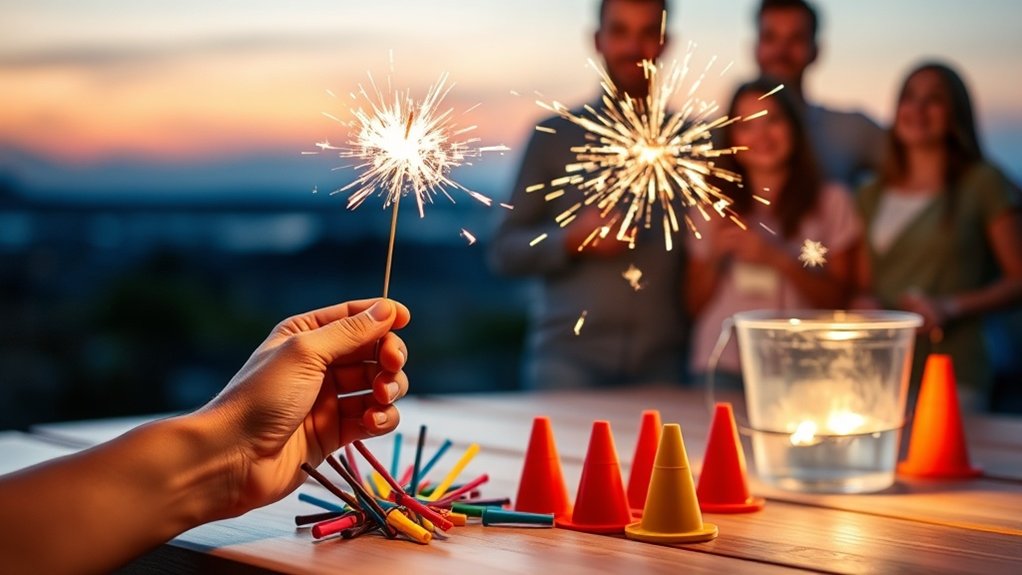 sparkler safety guidelines emphasized